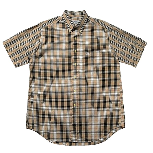 버버리 노바체크 반팔 셔츠