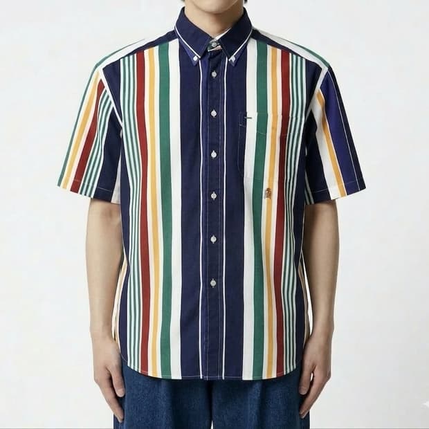 타미힐피거 하프셔츠 (m)