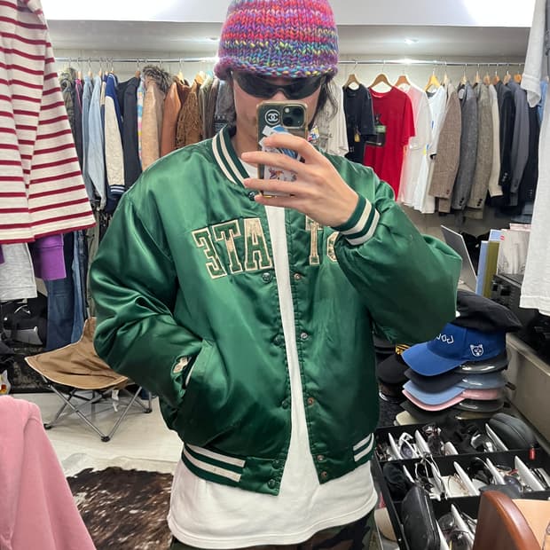 90s USA VINTAGE STADIUM JACKET 