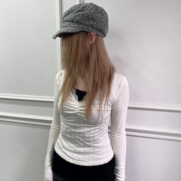 Lace Detail White Crop Slim Fit Sleeve