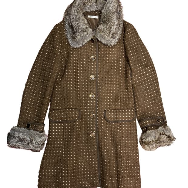 axes femme 코코아 롱코트