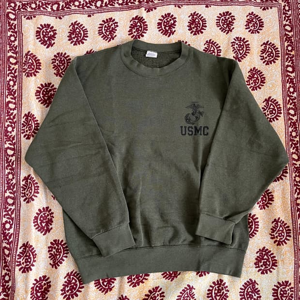 90s USMC 미군 스웻셔츠  맨투맨