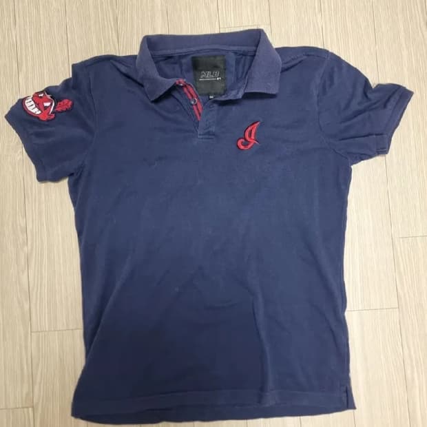 Mlb 클리브랜드  반팔 카라티(100)