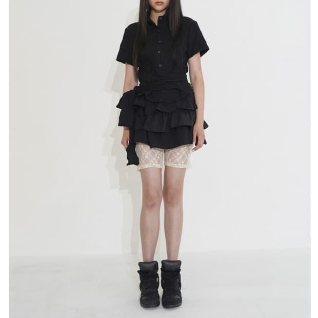 wsc아카이브 Dual Layer 2-way wrap skirt 001