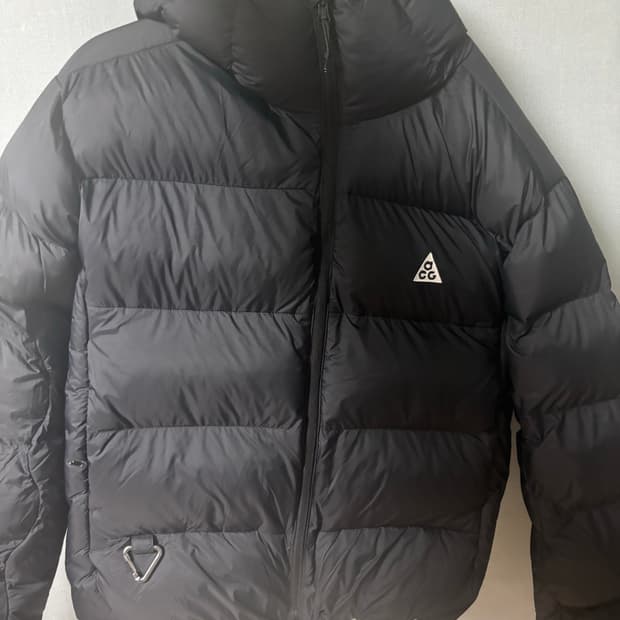 나이키 acg 써마핏 루나레이크 패딩 블랙 M