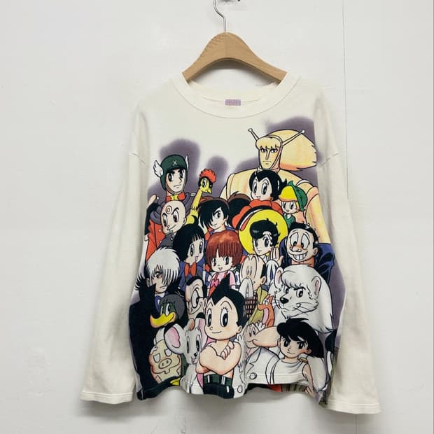 오사무 데즈카 만화 박물관 올오버 프린트 맨투맨