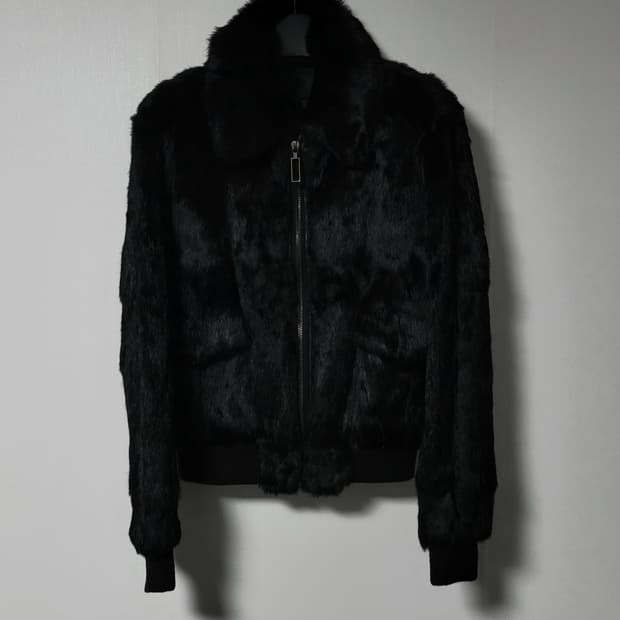 less hommes fur short jacket