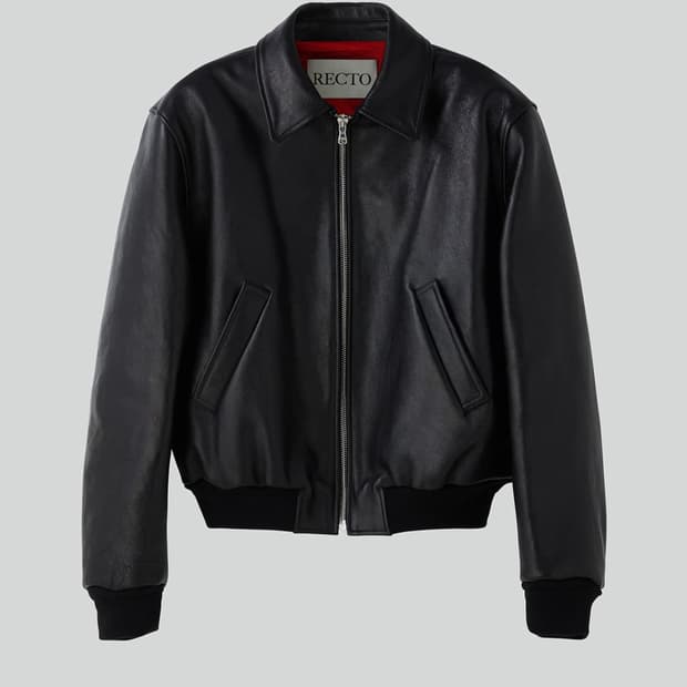 [새상품] 렉토 Ben 벤 고트 레더 점퍼 자켓 블랙
