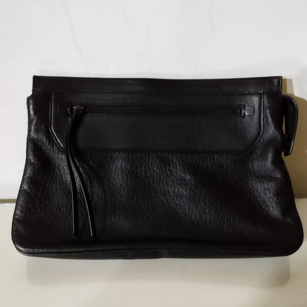 코오롱 쿠론 머레이 천연가죽 클러치백