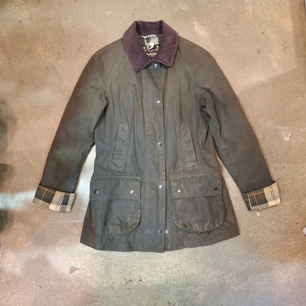 바버 여성 왁스 자켓