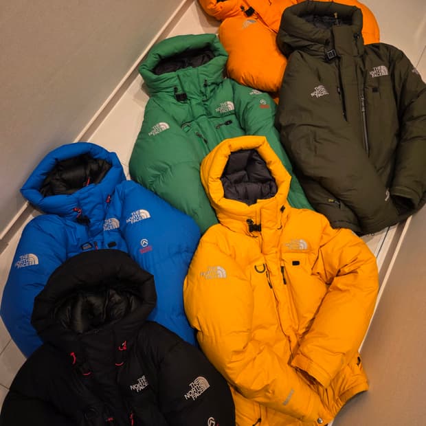 노스페이스 히말라야 1 노랑 초록 파랑