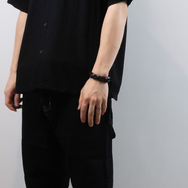 Zoolleather 위빙 레더 팔찌