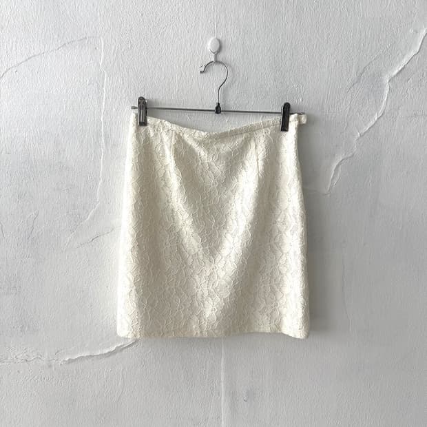 Ivory Lace Skirt