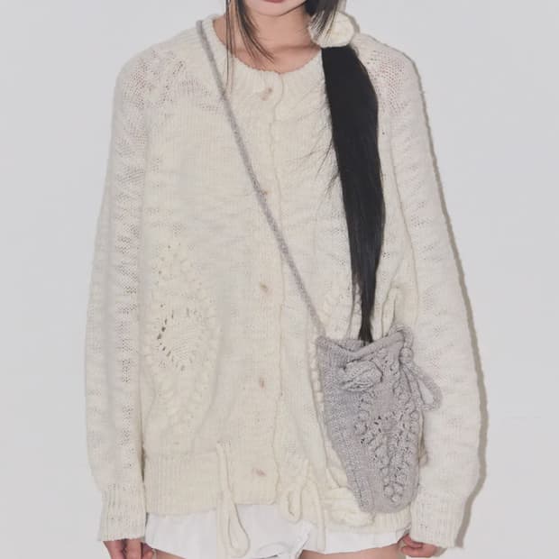 일리고 플레르 다이아 가디건 (아이보리)