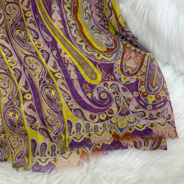 에트로 실크 숄 스카프