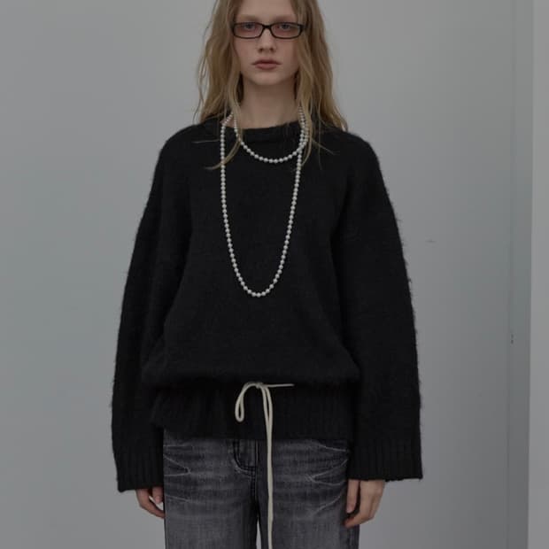 Lcdc tm 스트링 디테일 니트