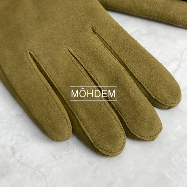 [premium] 스웨이드 가죽 장갑 올리브