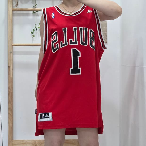 105,L/아디다스 NBA 시카고 불스 데릭 로즈 #1 스윙맨 저지
