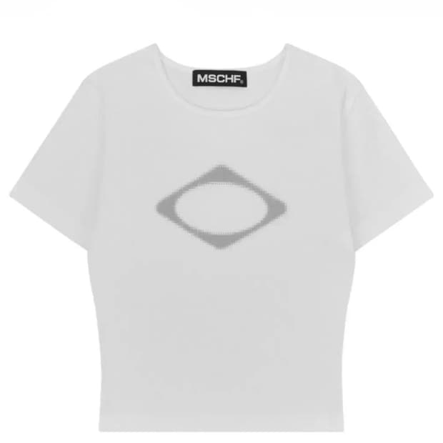 미스치프 롬버스 블러 티셔츠 미니 반팔 부산 센텀 스토어 한정 판매