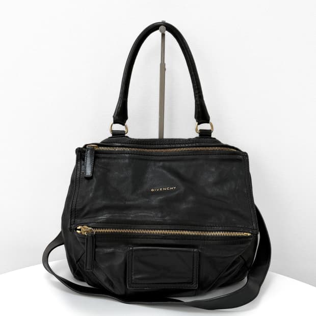 지방시 판도라 블랙 램스킨 숄더백