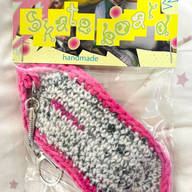 Handmade Skateboard keyring NO.8