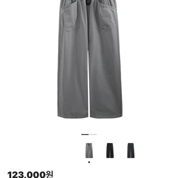 폴리테루 휴먼인덱스 스웨트팬츠 그레이