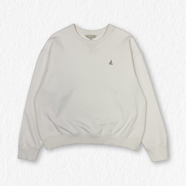 빈폴 기모 맨투맨 크림