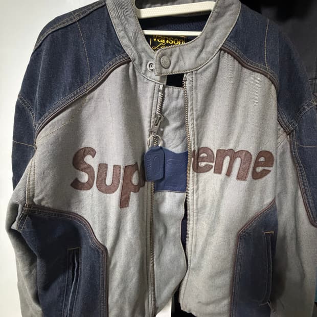 슈프림 밴슨 코듀라 데님 자켓 S