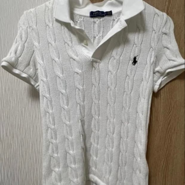폴로랄프로렌 케이블 니트 반팔