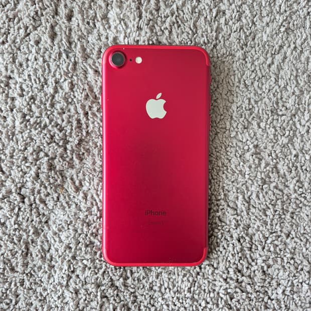 아이폰 7 레드 128기가 순정 S급