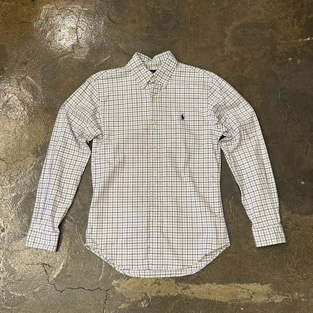 폴로 랄프로렌 체크 셔츠 S