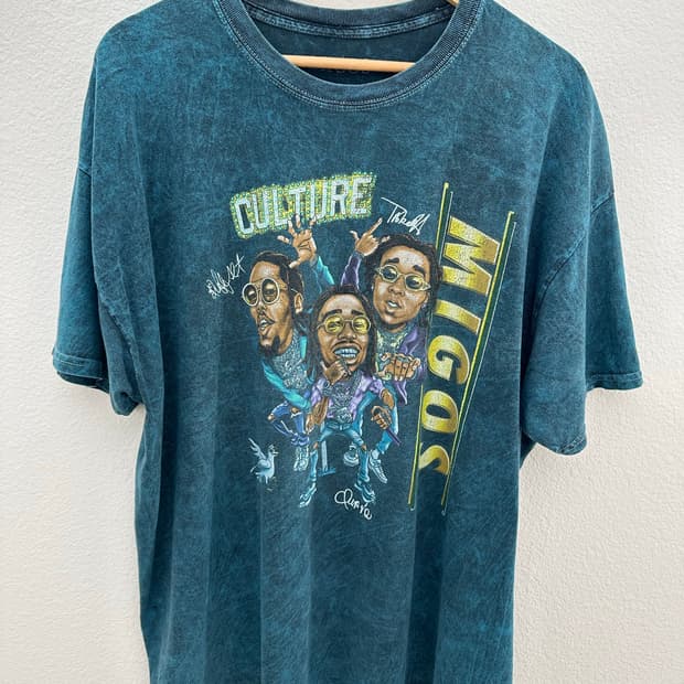 공식 굿즈 미고스 Culture 월드투어 그래픽 티셔츠