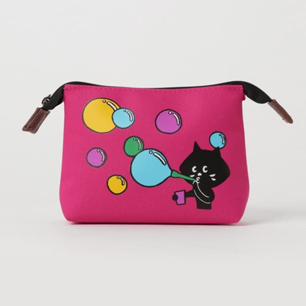 네넷 냐 미니 파우치 동전지갑 핑크색