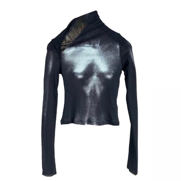 Jean Paul Gaultier print mash top