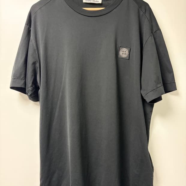 스톤아일랜드 남성 반팔 티셔츠 블랙 L