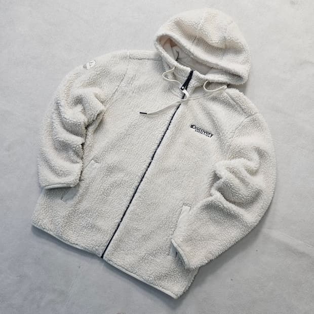 105 디스커버리 보아 플리스 후드 집업 0325Y