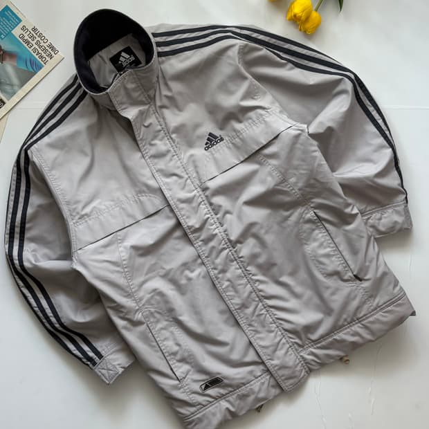 adidas 아디다스 빈티지 그레이 점퍼