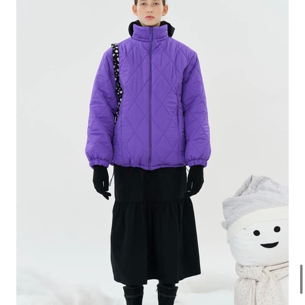 Low shirring skirt black