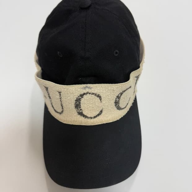 구찌 모자 중고 블랙 gg gucci