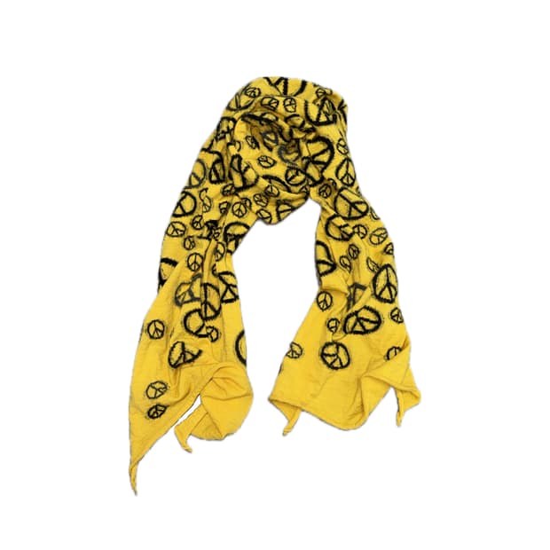 Kapital felted wool peace mark 