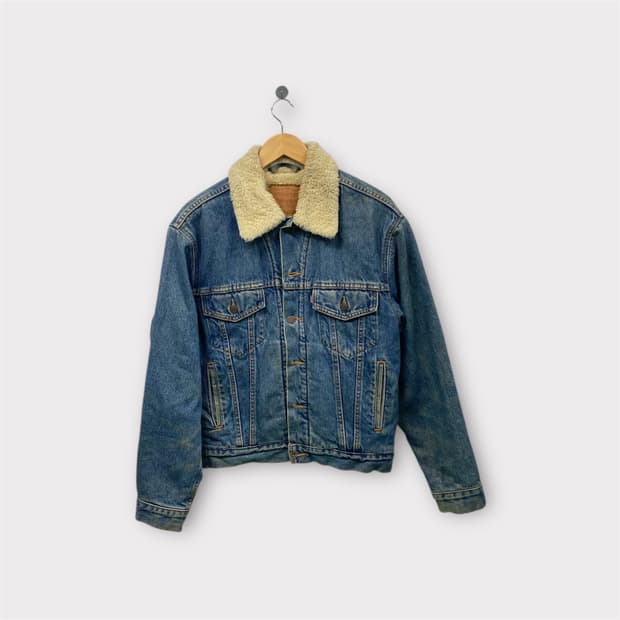 리바이스 쉐르파 데님 트러커 자켓 S 