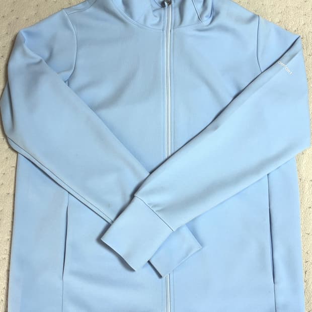 지초이 컴포트 이지윈드 후드집업 후디 라이트블루 1사이즈