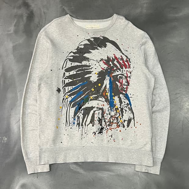  데님앤서플라이 페인팅 맨투맨 y14466