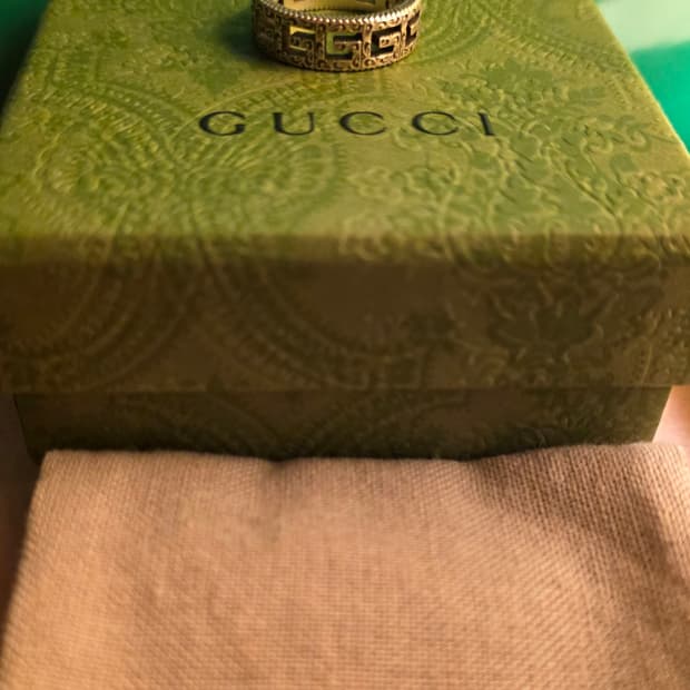 [19,새상품급]구찌 G 스퀘어 반지