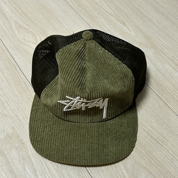 스투시 코듀로이 모자