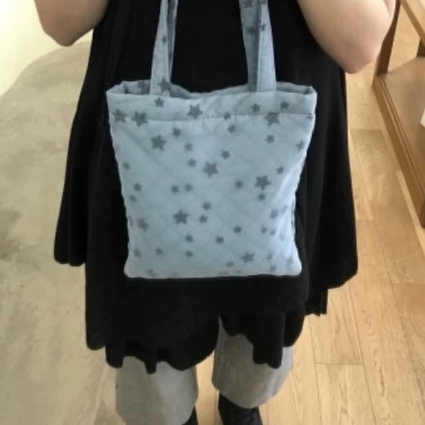 코이세이오 밀키 스타 토트백 스카이 블루