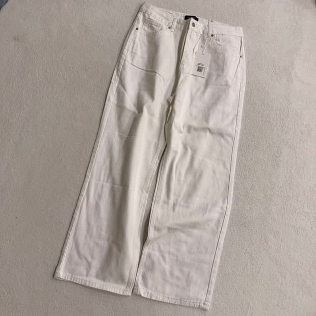 34 새상품 빈티지 와이드 데님팬츠 0608T1
