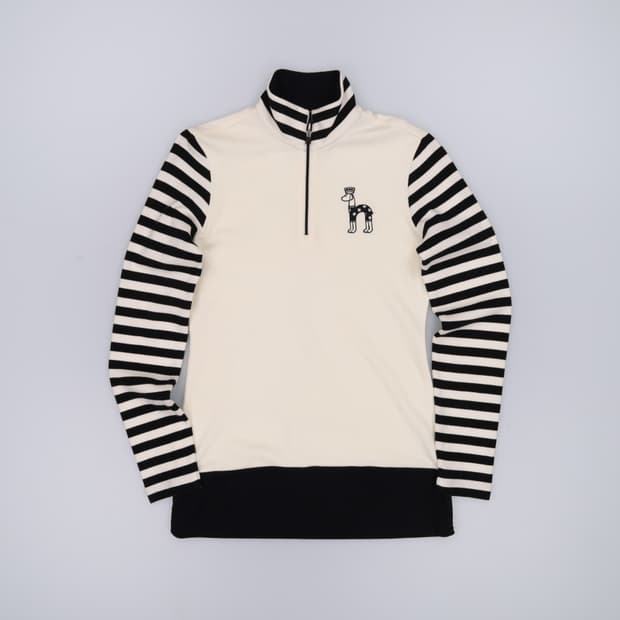 85 헤지스 골프 여성 반집업 니트 4276