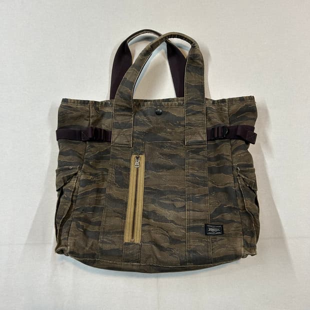 요시다 포터 타이거 카모 토트백 숄더백 70주년 한정판