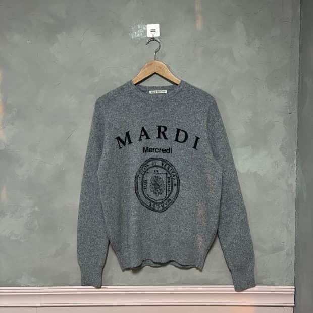 마르디 메크르디 울 캐시미어 니트 그레이